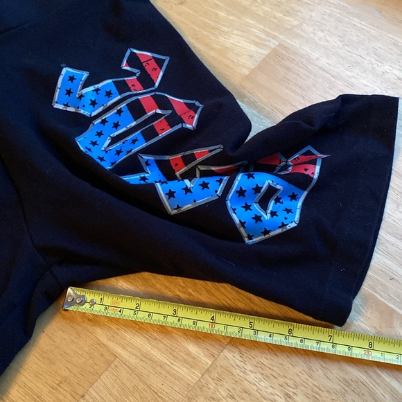 AC/DC Womens Large Black Biker Shorts Logo Stretch 2021 never used - Picture 6 of 10